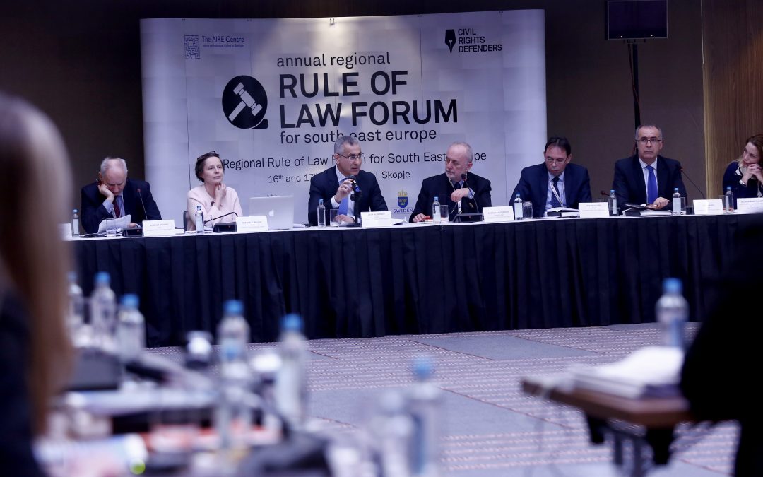 Fifth Regional Rule of Law Forum for South East Europe