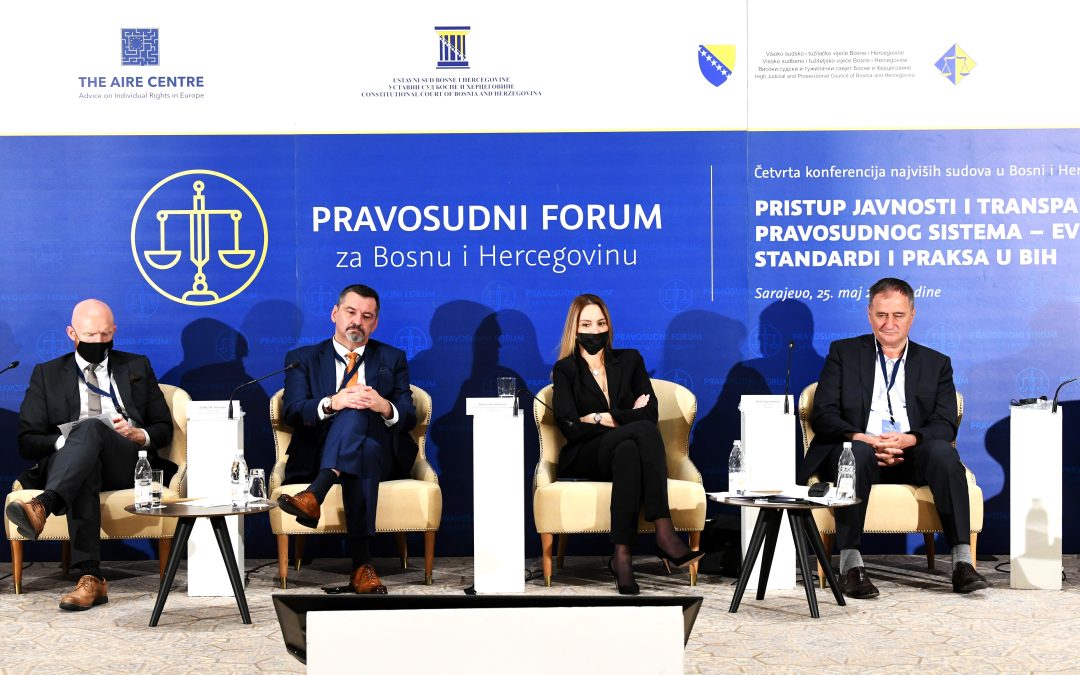 Fourth Annual Conference of the Judicial Forum for Bosnia and Herzegovina devoted to Publicity and Transparency of the Judicial System
