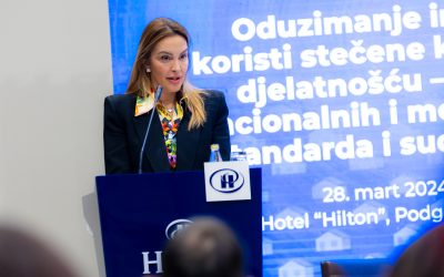 Conference in Podgorica: Enhancement of Confiscation of Assets Acquired through Criminal Activity in the Focus of Judiciary
